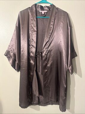 Victoria’s Secret angel Robe in Charcoal Gray Sz S/M